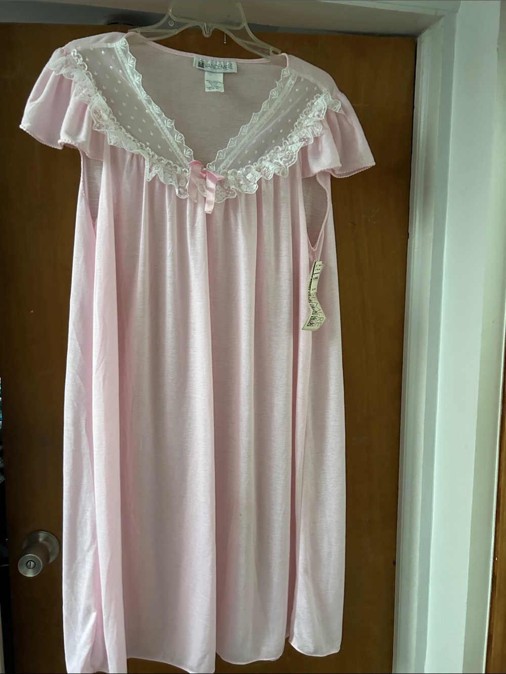 Vandemere NWT Women's Pink Lace-Trim Nightgown